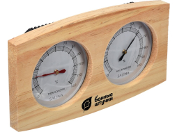 Термометр-гигрометр для бани и сауны БАННЫЕ ШТУЧКИ Банная станция 