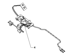 Блок управления статора для пылесоса RYOBI R18SV7-140G 