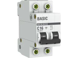 Автоматический выключатель EKF Basic ВА 47-29 2P
