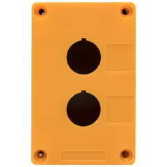 Корпус EKF PROxima КП102 пластиковый 2 кнопки желтый 