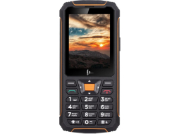 Мобильный телефон F+ R280 черный/оранжевый 