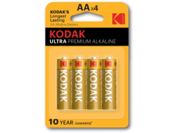 Батарейка АА KODAK Ultra Premium Alkaline 1,5 V 4 штуки