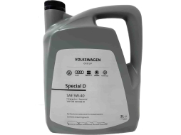 Моторное масло 5W40 синтетическое VAG Special D 5 л 