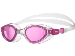 Очки для плавания детские ARENA Cruiser Evo Jr розовые линзы, прозрачный 