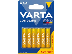 Батарейка ААА VARTA Longlife 1,5 V алкалиновая