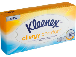 Салфетки бумажные KLEENEX Allergy Comfort 56 штук (5029053577210)