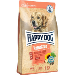 Сухой корм для собак HAPPY DOG NaturCroq Lachs&Reis лосось с рисом 4 кг 
