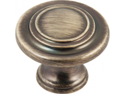 Ручка мебельная кнопка BOYARD Mateo RC037MBAB.4 матовая брашированная старинная бронза
