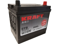 Аккумулятор автомобильный KRAFT EFB Asia