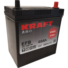 Аккумулятор автомобильный KRAFT EFB Asia