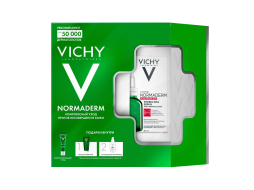 Набор VICHY NORMADERM (Сыворотка 30 мл,Уход 30 мл,Гель для умывания 50 мл,Флюид солнцезащит.3мл) 