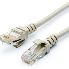 Патч-корд ATCOM UTP Cat.5e RJ45 2 m Gray 