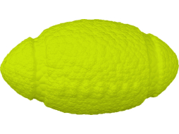 Игрушка для собак MR.KRANCH Мяч-регби 14 см неон желтый 