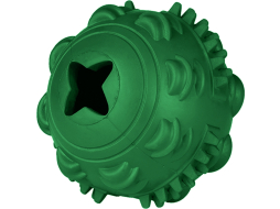 Игрушка для собак MR.KRANCH Мяч с ароматом курицы 8 см зеленый 