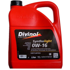 Моторное масло 0W16 синтетическое DIVINOL Syntholight