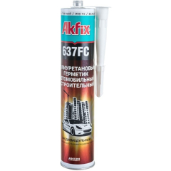 Герметик полиуретановый AKFIX 637FC быстросохнущий серый 310 мл 