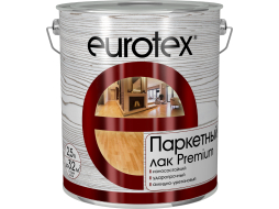 Лак алкидно-уретановый РОГНЕДА Eurotex Premium Для паркета полуматовый 2,5 л