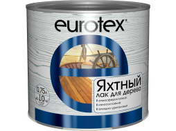 Лак алкидно-уретановый РОГНЕДА Eurotex Яхтный полуматовый 0,75 л