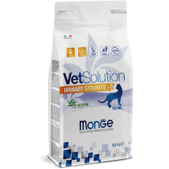 Сухой корм для кошек MONGE VetSolution Urinary Struvite 1,5 кг 