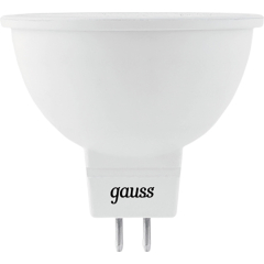 Лампа светодиодная GU5.3 GAUSS MR16 5 Вт 3000K 