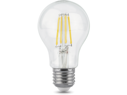 Лампа светодиодная филаментная E27 GAUSS Filament A60