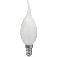 Лампа светодиодная филаментная E14 GAUSS Tailed Opal milky 5 Вт 2700K 