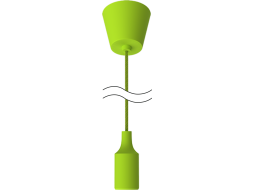 Светильник подвесной GAUSS Decor зеленый 