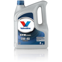 Моторное масло 0W40 синтетическое VALVOLINE SynPower 4 л 