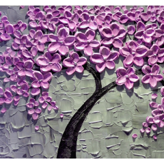 Фотообои листовые флизелиновые ФабрикаФресок Фиолетовое Дерево