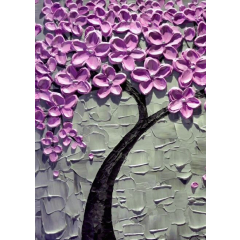 Фотообои листовые флизелиновые ФабрикаФресок Фиолетовое Дерево