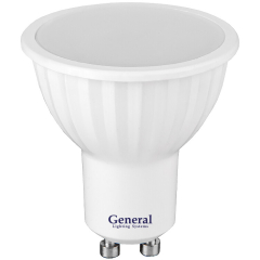 Лампа светодиодная GU10 GENERAL GLDEN-MR16-B