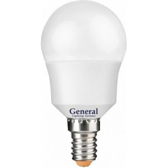 Лампа светодиодная E14 GENERAL GLDEN-G45F-B