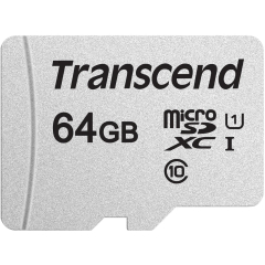 Карта памяти TRANSCEND microSDXC 300S 64 Гб 