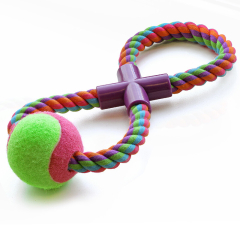 Игрушка для собак TRIOL Веревка-восьмёрка, мяч 29,5 см 