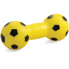 Игрушка для собак TRIOL Гантель футбольная 13 см 