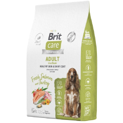 Сухой корм для собак BRIT Care M Healthy Skin&Shiny Coat лосось и индейка 12 кг 