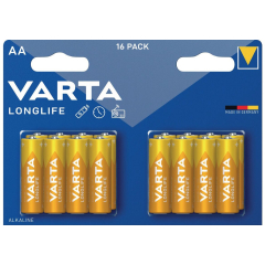 Батарейка АА VARTA Longlife 1,5 V алкалиновая