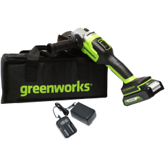 Шлифмашина угловая аккумуляторная GREENWORKS GD24AGK2 