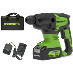 Перфоратор аккумуляторный Greenworks GD24SDS2