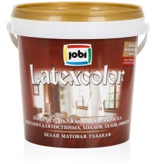 Краска латексная JOBI Latexcolor моющаяся 0,9 л