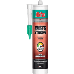 Клей-герметик гибридный AKFIX Fast Strong белый 290 мл 