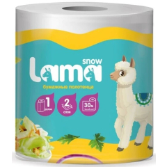 Полотенца бумажные LAMA Snow 1 рулон
