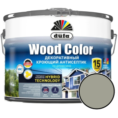 Антисептик DUFA Wood Color кроющий декоративный серый шелк 2,5 л