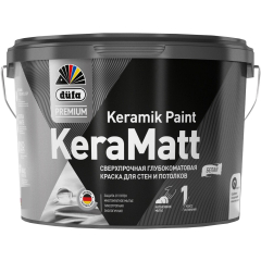 Краска ВД Dufa Premium KeraMatt сверхпрочная грубокоматовая