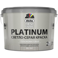 Краска ВД DUFA Trend farbe Platinum светло-серый RAL 7047 10 л