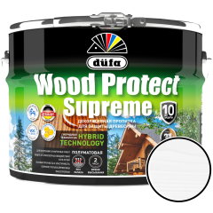 Пропитка DUFA Wood Protect Supreme белая 9 л