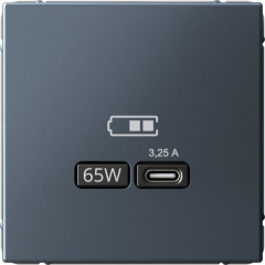 Розетка USB скрытая SYSTEME ELECTRIC ArtGallery грифель GAL000727