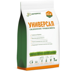 Семена газонной травы ИНТЕРРОС Универсал 1 кг 