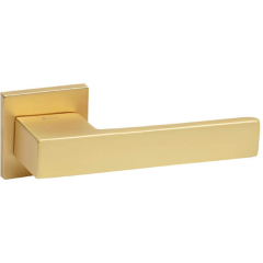 Ручка дверная на розетке VELA Techno Сигма матовое золото 