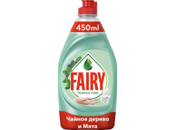 Средство для мытья посуды FAIRY Нежные руки Чайное дерево и Мята 0,45 л 